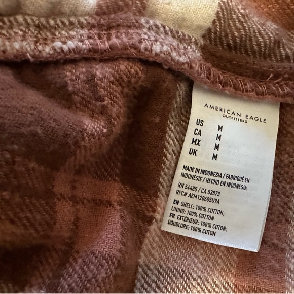 American Eagle Outfitters Rust Corduroy Utility Jacket - Picture 4 of 8